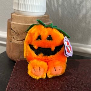 Puffkins Gourdy Pumpkin Jack o Lantern Fall Halloween Plush